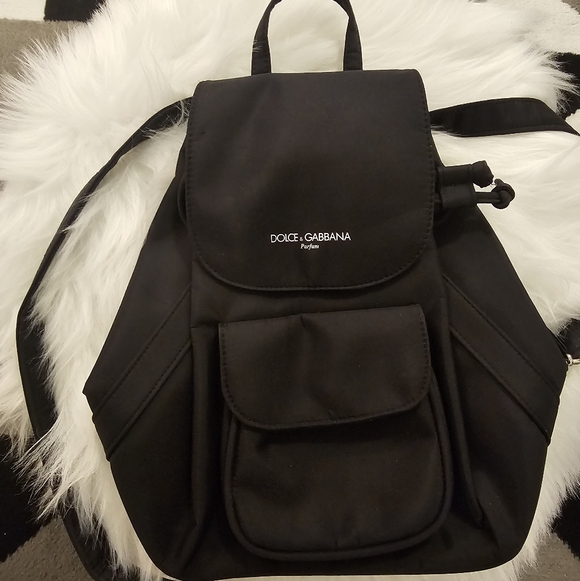 no Handbags - Dolce & Gabbana Parfum Promotional Nylon Backpack Black